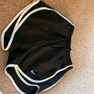 Nike Black Shorts with White Accents